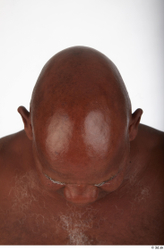 Head Man Black Chubby Bald Street photo references